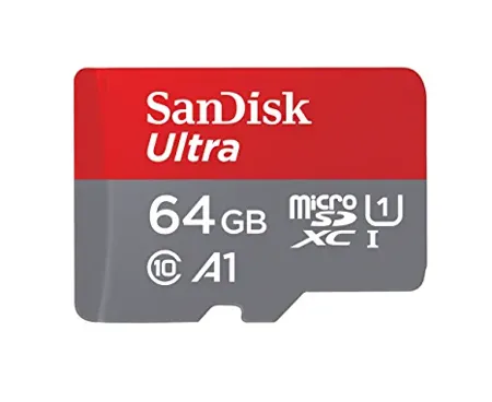 SanDisk Ultra microSDXC UHS I Card 64GB 140MB s R 10 Y Warranty for Smartphones