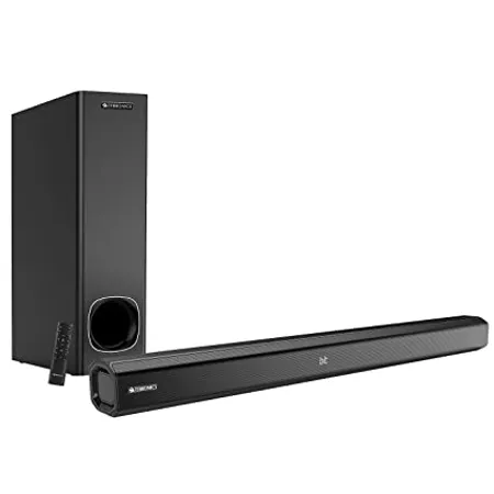 Zebronics Zeb JUKEBAR 3900 80W Multimedia soundbar with subwoofer Supporting Bluetooth HDMI ARC Coaxial Input AUX USB Remote Control Black 