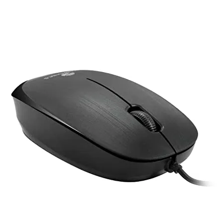 Zebronics Zeb Power Wired USB Mouse 3 Button 1200 DPI Optical Sensor Plug Play for Windows Mac