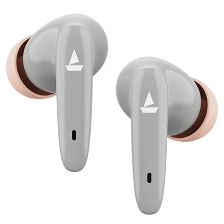boAt Airdopes 181 in Ear True Wireless Earbuds with ENx Tech Beast Mode Low Latency Upto 60ms for Gaming with Mic ASAP Charge 20H Playtime Bluetooth v5 2 IPX4 IWP Cool Grey 
