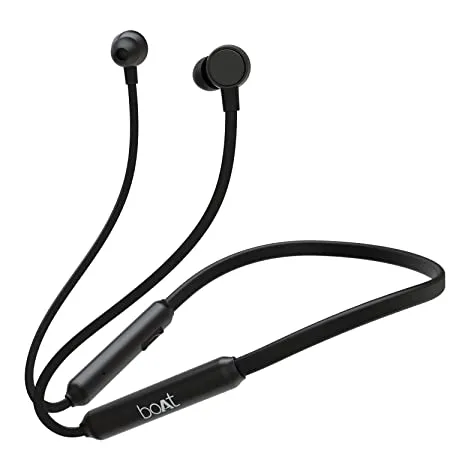 boAt Rockerz 103 Pro Bluetooth Neckband with Beast Mode 40ms Low Latency ENx Tech ASAP Charge Signature Sound BT v5 3 IPX4 Active Black 