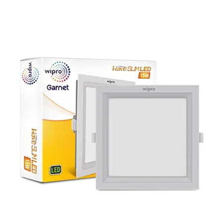 wipro Garnet Wave 15W LED SQ Slim Panel 3000K