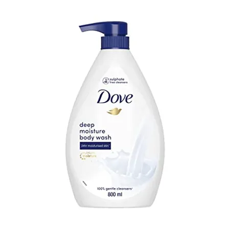 Dove Deeply Nourishing Body Wash With Moisturisers For Softer Smoother Skin For All Skin Type 800 Ml