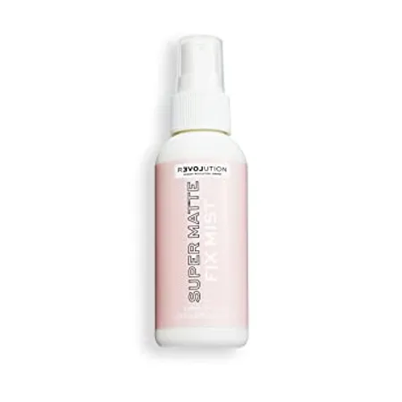 Makeup Revolution Super Matte Fix Mist Transparent Normal Oily Acne Prone Combination Skin Make up Setting Spray Aloe Vera Vegan Free Paraben Free 50ml Super Matte Fix Mist 