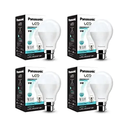 Panasonic Base B22 9 Watt LED Bulb Cool Day Light Pack of 4