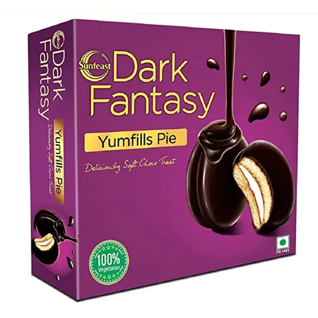 Sunfeast Dark Fantasy Yumfills 253g Rich Chocolate Pie Cake