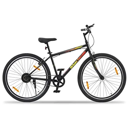 Urban Terrain Maza 27 5 Red City Lite Bike with Free Cycling Event Ride Tracking App by Cultsport 18 Inch Frame Ideal for Unisex 