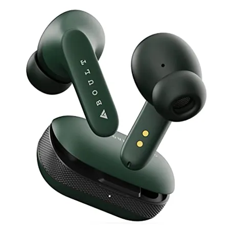 Boult Audio Z20 True Wireless in Ear Earbuds with Zen ENC Mic 40H Playtime Type C Fast Charging Made in India 10mm Rich Bass Drivers Environmental Noise Cancellation IPX5 Ear Buds TWS Green 