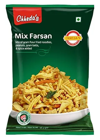 Chheda s Mix Farsan Besan Sev Peanuts Boondi Misal Pav Farsan 350g Pack of 1 