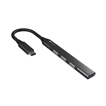 Portronics MPORT 31C 4 in 1 USB Hub Type C to 4 USB A Ports with Fast Data Transfer