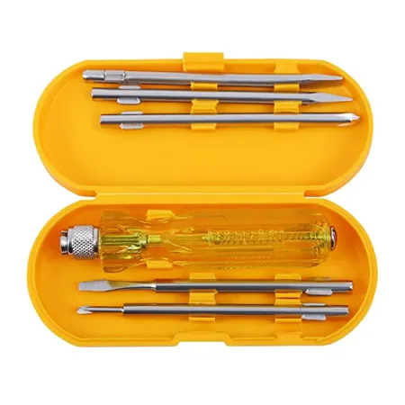 Asian Paints TruCare 5 in 1 Pc Screw Driver Kit With 2 Flat Blades 2 Phillips Head 1 Round Poker Bar Multi purpose Tool Set