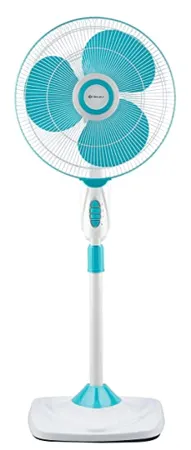 Bajaj AIRSTREAM 60 W 400 MM PEDESTAL FAN FULL COPPER MOTOR BLUE Large
