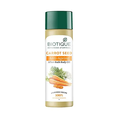 Biotique Carrot Seed Anti Ageing After Bath Body Oil 120ml