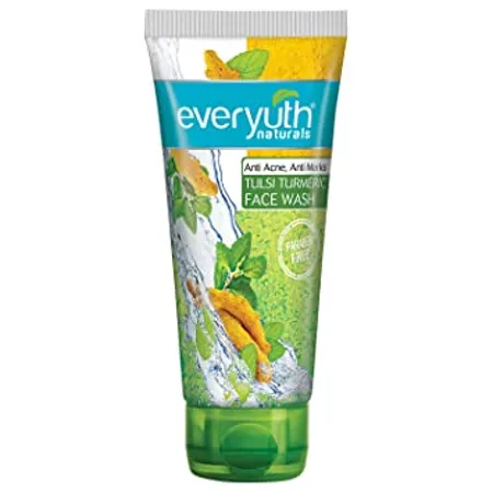Everyuth Naturals Anti Acne Anti Marks Tulsi Turmeric Face Wash 150gm Tube