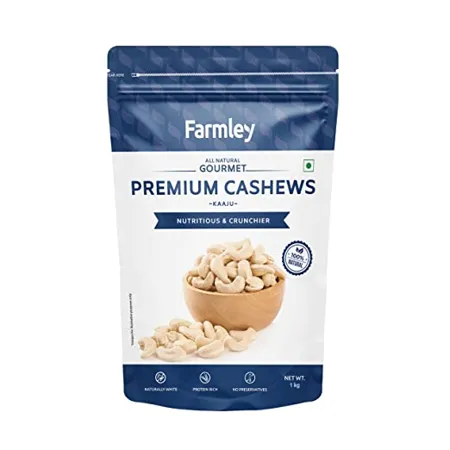 Farmley Premium Raw Cashews Mangalore Origin Kaju 1 Kg 
