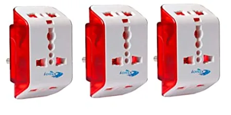IONIX Multi Plug 3 pin Plug Adapter Multiplug sockets Plug Socket Multi Plug Adapter Smart Plug Three pin multiplug Socket Multiple Socket Plug 1 