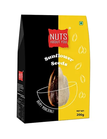 Nuts About You SUNFLOWER Seeds 200 g Raw Premium 100 Natural Diet Food