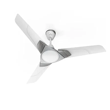 Polycab Aereo plus 1200 mm High Speed 1 Star Rated 52 Watt Ceiling Fan with Rust Proof Aluminium Blades and 3 years warranty Cool Grey Silver 
