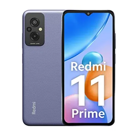 Redmi 11 Prime Peppy Purple 4GB RAM 64GB ROM Prime Design High Performance Helio G99 50 MP AI Triple Cam 5000 mAh 22 5W