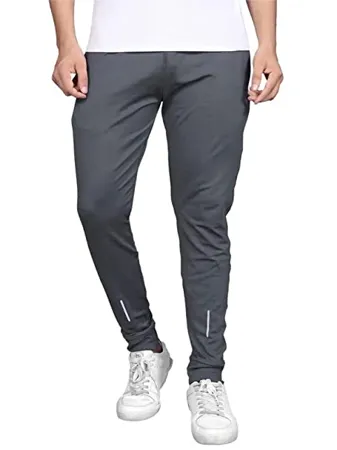 Selvia Men s Solid Lycra Full Elastic Jogger Track Pant