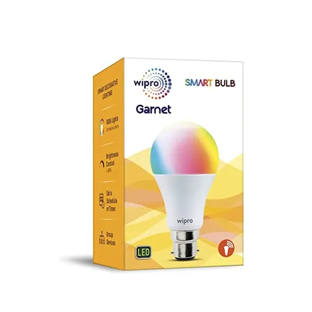 wipro NS9200 B22D Wi Fi Enabled Smart LED Bulb for Amazon Alexa Google Assistant 9W White 