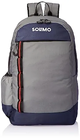 Amazon Brand Solimo Nylon Backpack 23 Ltr GREY NAVY 