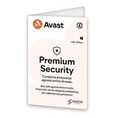Avast Premium Security 1 PC 3 Years Total Security Activation Card 
