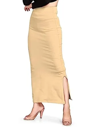 BHARVITA Lycra Saree Slim Shapewear Petticoat for Women Petticoat Skirts for Women Shape Wear Dress for Saree