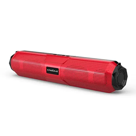 Krisons Wonder soundbar 20W Portable Bluetooth Speaker with Bass Music System for Home Theatre Living Room Travelling Mini Sound System for LED TV Mobile PC Projector Laptop