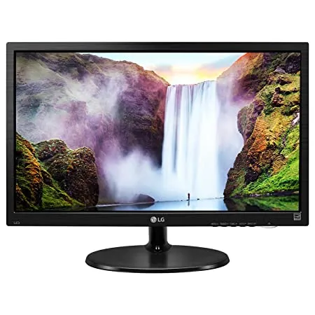 LG 19M38Ab 19 Inch 47 Cm Led 1366 X 768 Pixels Hd Ready Monitor Tn Panel With Vga Port Black 
