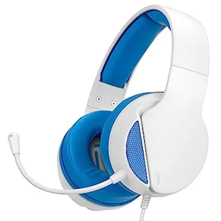 NiTHO JANUS STEREO GAMING HEADSET SKY Compatible with PC PS4 PS5 Xbox One XBOX series X S Switch Phones PC adaptor included 
