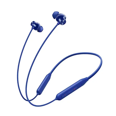 OnePlus Bullets Z2 Bluetooth Wireless in Ear Earphones with Mic Bombastic Bass 12 4 Mm Drivers 10 Mins Charge 20 Hrs Music 30 Hrs Battery Life Beam Blue 