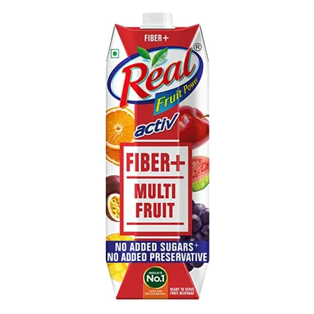 Real Activ Fiber Multi Fruit 1L No Added Sugars Preservative