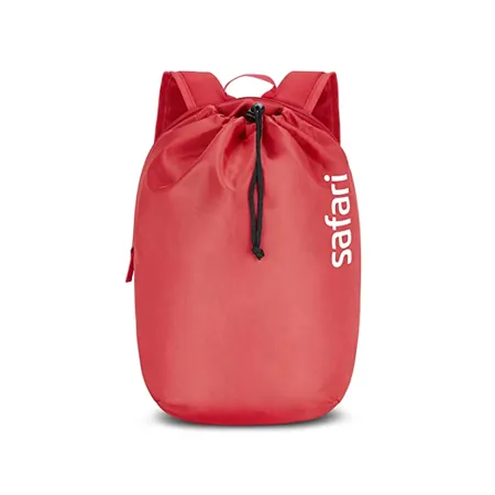 Safari 15 Ltrs Cherry Red Casual School College Backpack DAYPACKNEO15CBCRE 