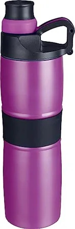 Signoraware Starlene Stainless Steel Vacuum Flask Bottle 600ml Purple