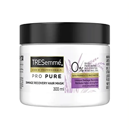 TRESemme Pro Pure Damage Recovery Mask with Fermented Rice Water Sulphate Free Paraben Free for Damaged Hair 300 ml