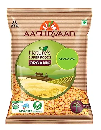 Aashirvaad Nature s Super Foods Organic Chana Dal Pouch 1 kg