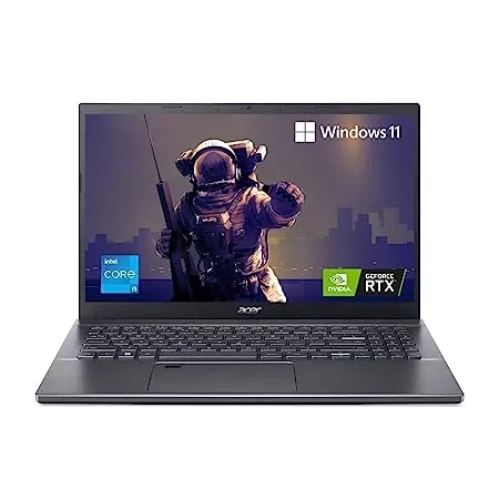 Acer Aspire 5 Gaming Laptop Intel Core i5 12th gen 16 GB 512 GB SSD Win11 Home 4GB Graphics RTX 2050 A515 57G 15 6 FHD Display 1 8 Kg Flat 10 cashback on Amazon Pay ICICI Credit Card