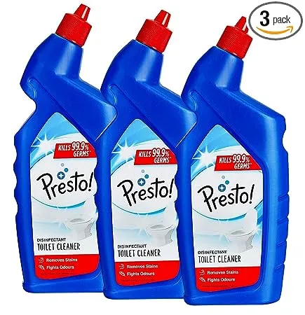 Amazon Brand Presto Toilet Cleaner 1 L Pack of 3 
