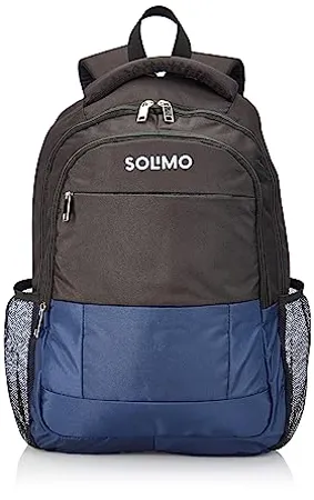 Amazon Brand Solimo Nylon Backpack 30 Ltr BLACK NAVY 