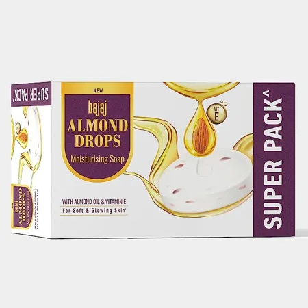 Bajaj Almond Drops Moisturizing Soap 5 X 125g