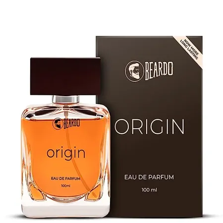 Beardo Perfume For Men ORIGIN 100 ml EAU DE PARFUM Men Strong Long Lasting Mens Perfume Aqua and Musky Notes Ideal Gift For Men