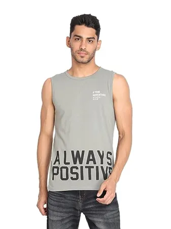 CHKOKKO Men Cotton Gym Tank Tops Sleeveless Sports Vest