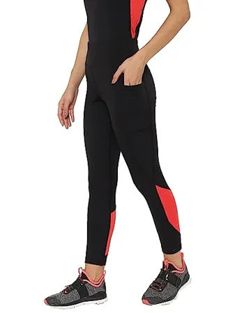 CHKOKKO Women Skinny Fit Yoga Track Pants Stretchable Gym Legging Tights