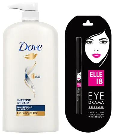 Dove Intense Repair Shampoo 1L Elle 18 Eye Drama Kajal Bold Black 0 35g
