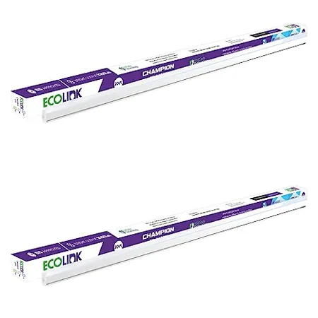 EcoLink 20 Watt Polycarbonate Batten Cool White Pack of 2 