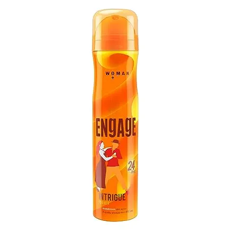 Engage Intrigue for Her Deodorant for Women Sweet and Sophisticated Skin Friendly 150ml