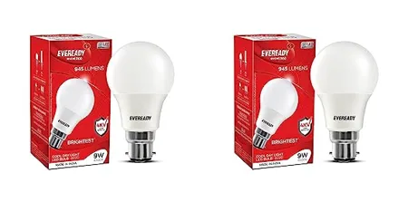 Eveready 9W B22 LED Cool Day Light Bulb Pack of 2 8901691014272 