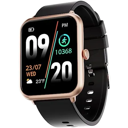 Fire Boltt Ninja Call Pro Smart Watch Dual Chip Bluetooth Calling 1 69 Display AI Voice Assistance with 100 Sports Modes with SpO2 Heart Rate Monitoring Gold Black 