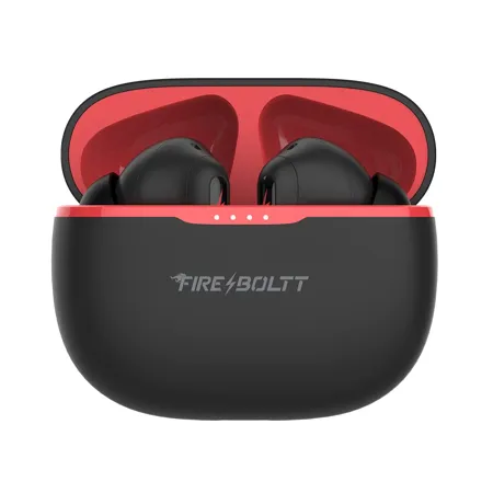 Fireboltt Fire Pods Ninja Pro 402 TWS Earbuds with Enhanced ENC Bluetooth V5 1 25 Hours of Playtime Voice Assistant and Fire Charge Type C Charging Black 